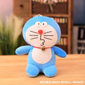 KEKEMI ST 163 Non-Toxic Huggable Cute Stuff Doraemon Teddy Bear Soft Toys for Kids / Gift (Size 7 Inches, Pack of 2)