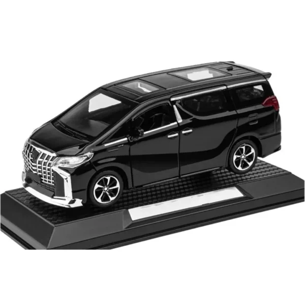 Zinc Alloy Car for Alphard Diecast Car Metal Alloy Model 1:32 Size (Size : Black No Box)