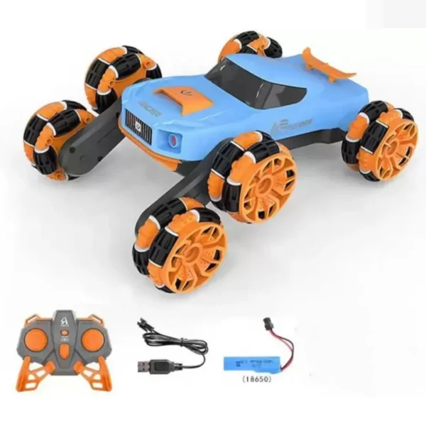 R K Global 6 Wheel Remote Control Drift Car High Speed Off Road Stunt Truck (Multicolor)