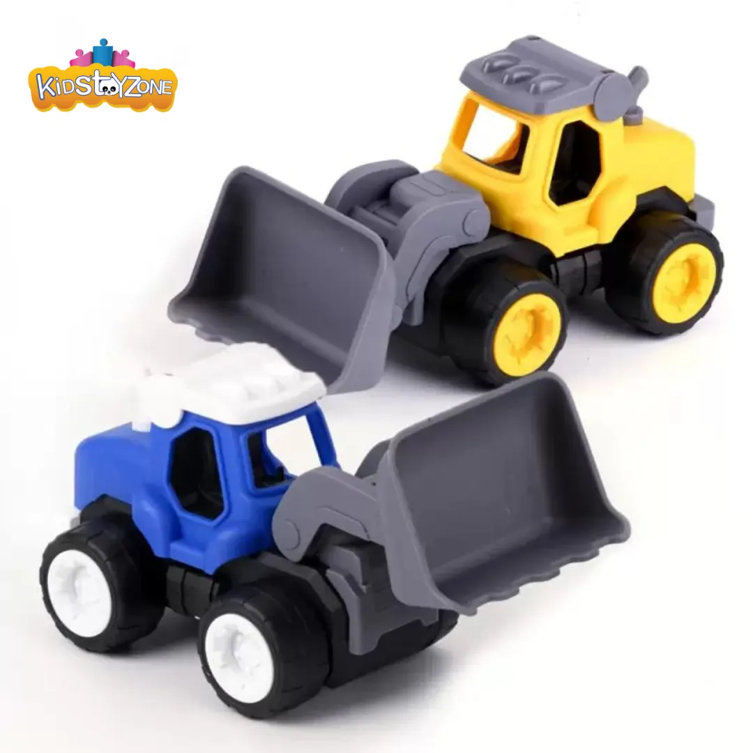 VRUX Unbreakable Small Excavator Construction Truck Toy for Kids 3+ Years (Multicolor, Pack of: 2)