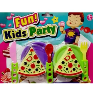 ananya kart Food Pizza Set with Dairy Milk 3 Different Spoon 2 Plait 1 Ice Cream Van Toys for Girl's & Boys Kids Pack of 10 Gift Type Toys