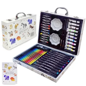 SAH Fancy Cartoon Color Box with Multiple Coloring Kit