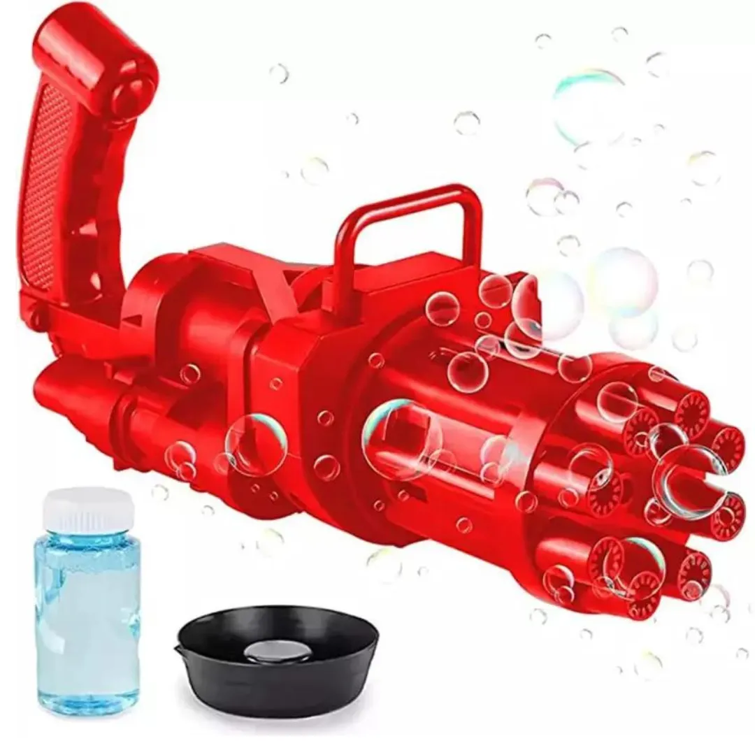 TRENDY ONE Bubble Maker Gun Toy - Red Toy Bubble Maker