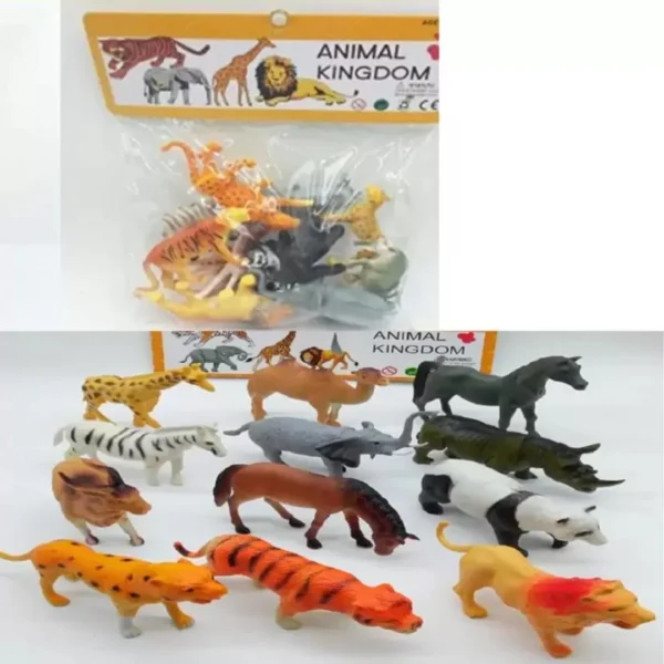 Skstore Animal Kingdom Animal Good Design Toys Figure Playing Set (Multicolor)