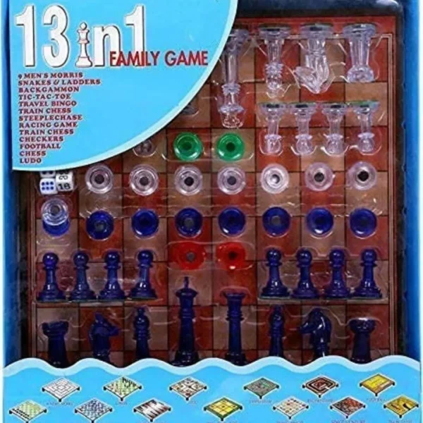 13 in 1 Globular Board Family Game - All People Magnetic Board Game for Adults and Kids