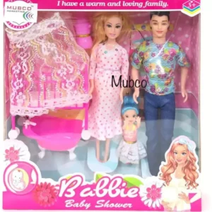 Mubco Pregnant Mammy Doll Family Toys Set (Multicolor)