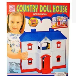 Heer Doll House Play Set (Multicolor_ Set of 24 Pieces)