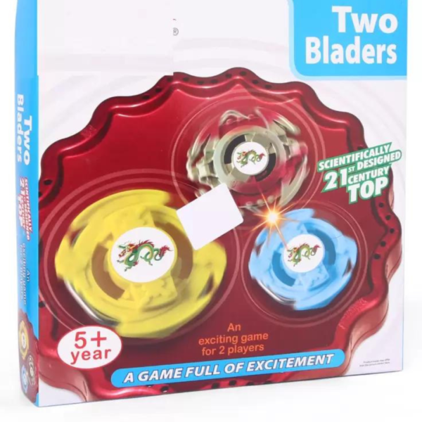 zokato Spinning Toy Two Bladers Beyblade - Multicolour (Multicolor)