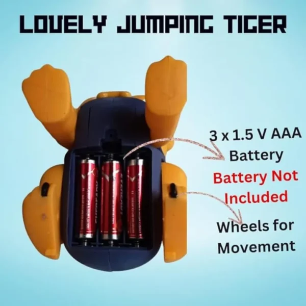 Cartoon Jumping Tiger Toy Musical Electric Lovely Tiger Interactive Toy for Kids Boys & Girls