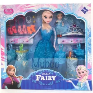 Mubco Elsa Doll Set | Makeup Set with Accessories (Multicolor)