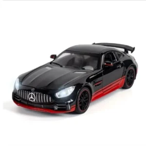 PEZYOX Alloy Car Model Diecasts Metal Toy with Sound/Light/Pull-Back Off-Road Vehicles Car Model Collection Kids Toys Gift Multicolor Pack of 1 (AMG GTR)