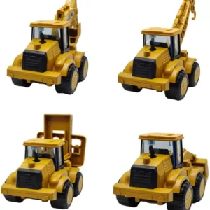 SVE Construction Vehicles Pretend Play Toy Trucks Play Set Building Vehicles Set (Multicolor, Pack of: 4)