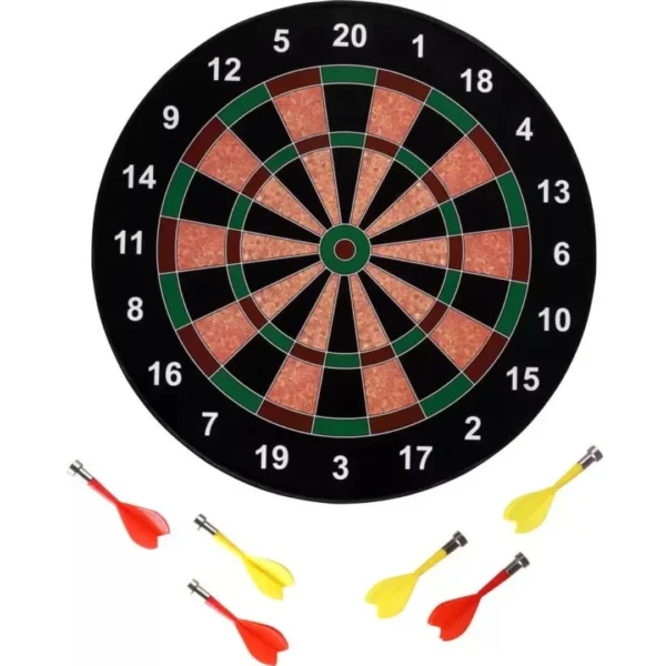 Niyana Big Size Magnetic Dart Board Game With 6 Darts Archery Kit