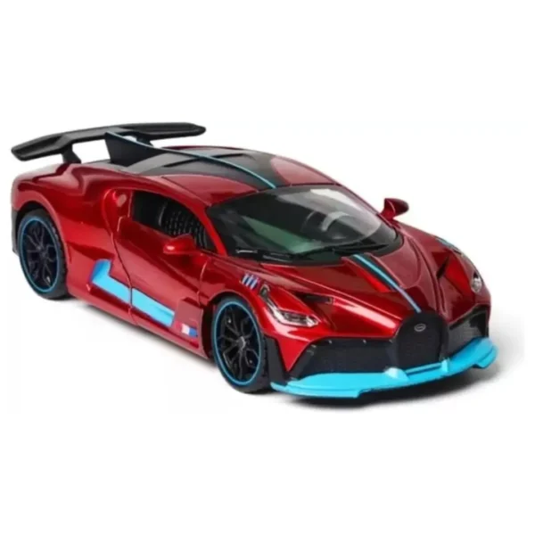 LEZOMZY Alloy Pull BacK Car 1:24 Vehicles Toy Car for Kids(Bugati Divo- Red)  (Red, Pack of: 1)