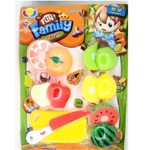 Asra Collections Sliceable Fruits Cutting Play Toy Set for Kids