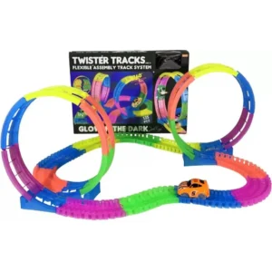 Jack Royal Twister Tracks Glow In The Dark 135 PCS Track Set (Multicolor, Pack of: 1)