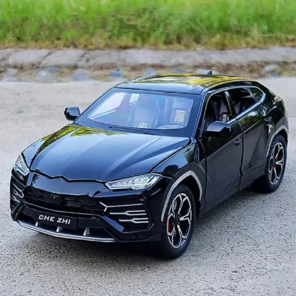 DEUSON ECOM Lamborghini Toy Car For Kid Diecast Metal Car Model Urus Light Sound Pullback  (Black, Pack of: 1)