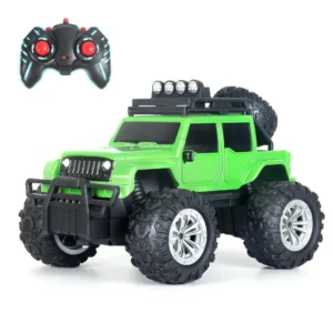 Popsugar Off Roader Rechargeable Remote Control Monster Truck with 2 Speeds and 4 Headlight Modes