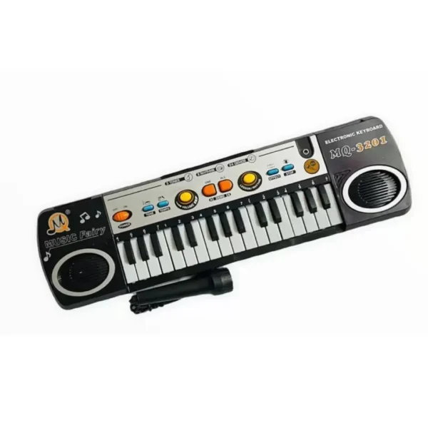 D Plus Music Fairy 37 Keys Electronic Keyboard Piano with Microphone  (Multicolor)