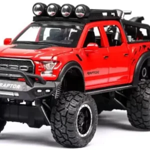 KTRS Pickup Truck Diecast Toy Car Scale Model Pull Back Vehicles Alloy Simulation (Multicolor)